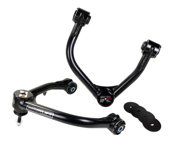 67-39640 – READYLIFT Control Arm, Tubular Non Adjustable Black Steel With Uni-Ball Joint/ Bushings/ Sleeves Set Of 2